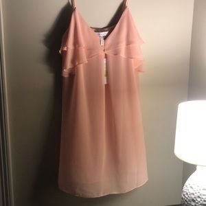 🦋BCBGeneration Ruffle Peach Cami Dress